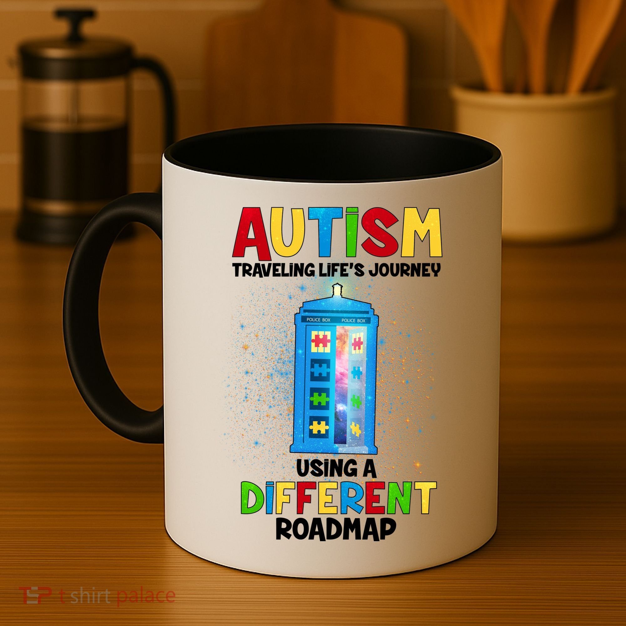 Autism Using a Different Road Map Coffee Mug