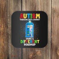Autism Using a Different Road Map Coaster thumb 0