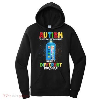 Autism Using a Different Road Map Women's Hoodie