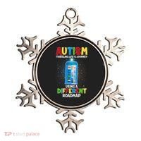 Autism Using a Different Road Map Ornament thumb 0