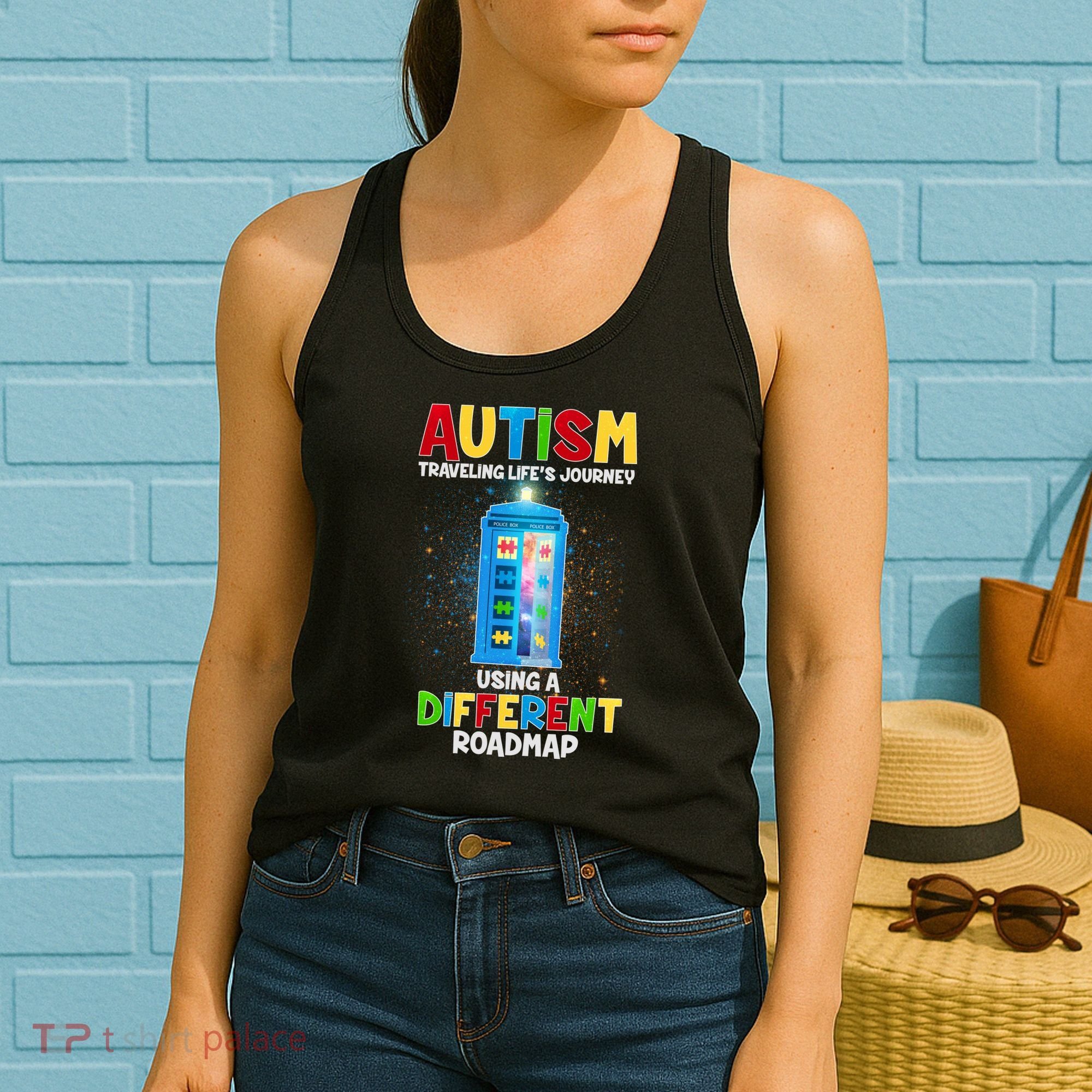 Autism Using a Different Road Map Women's Tank Top