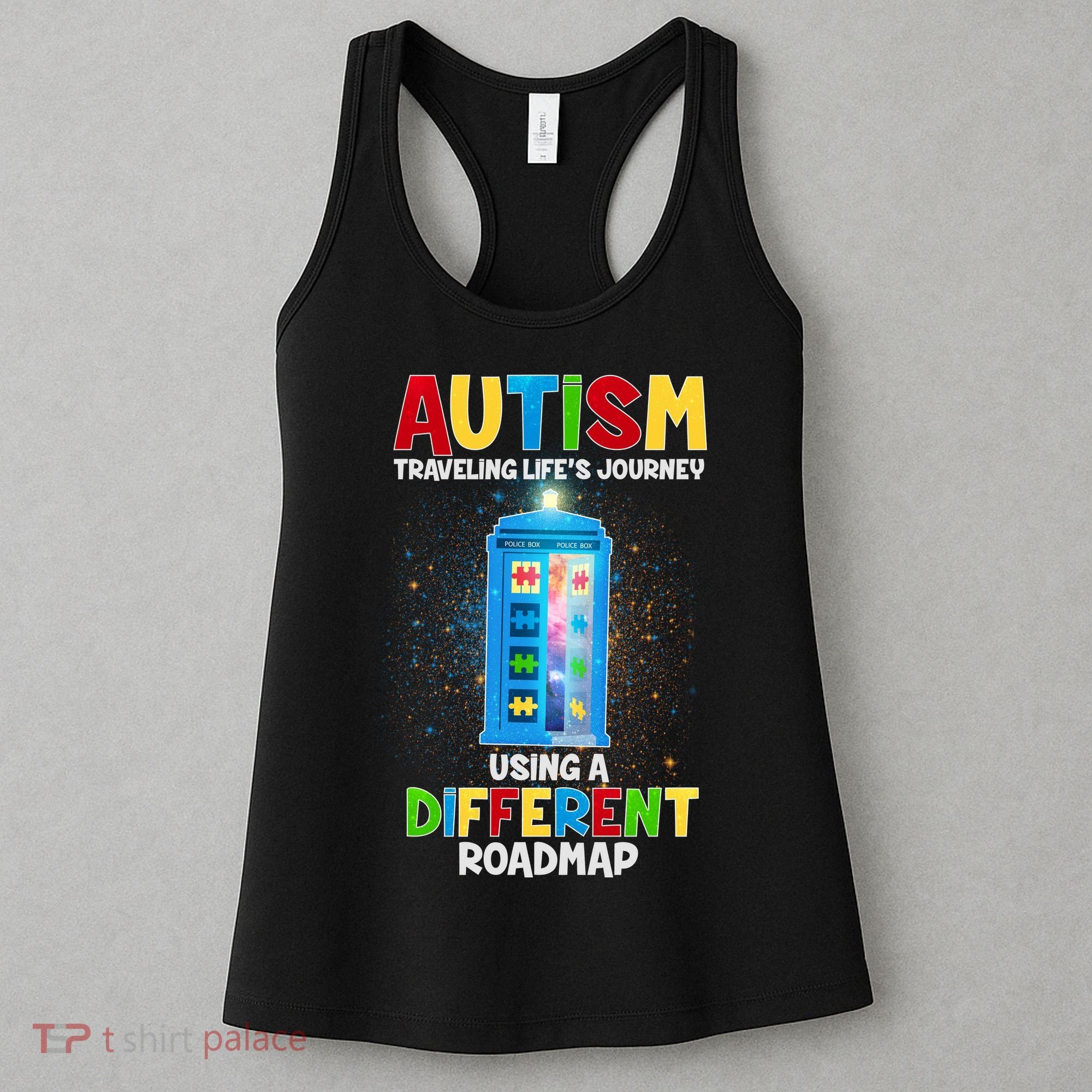 Autism Using a Different Road Map Women's Tank Top