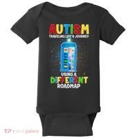 Autism Using a Different Road Map Baby Bodysuit thumb 0