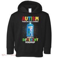 Autism Using a Different Road Map Toddler Hoodie thumb 0