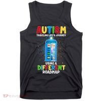 Autism Using a Different Road Map Tank Top thumb 0