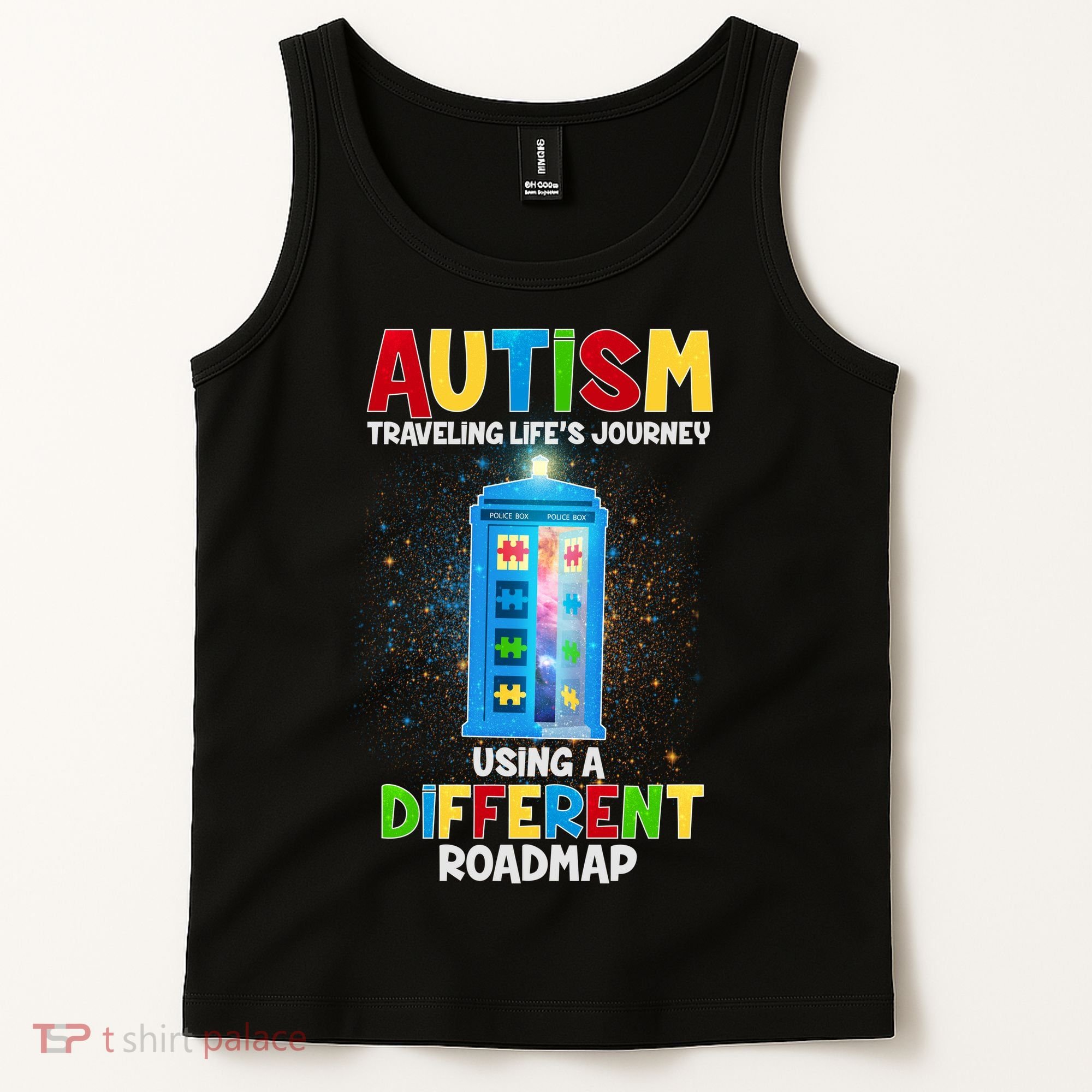 Autism Using a Different Road Map Tank Top