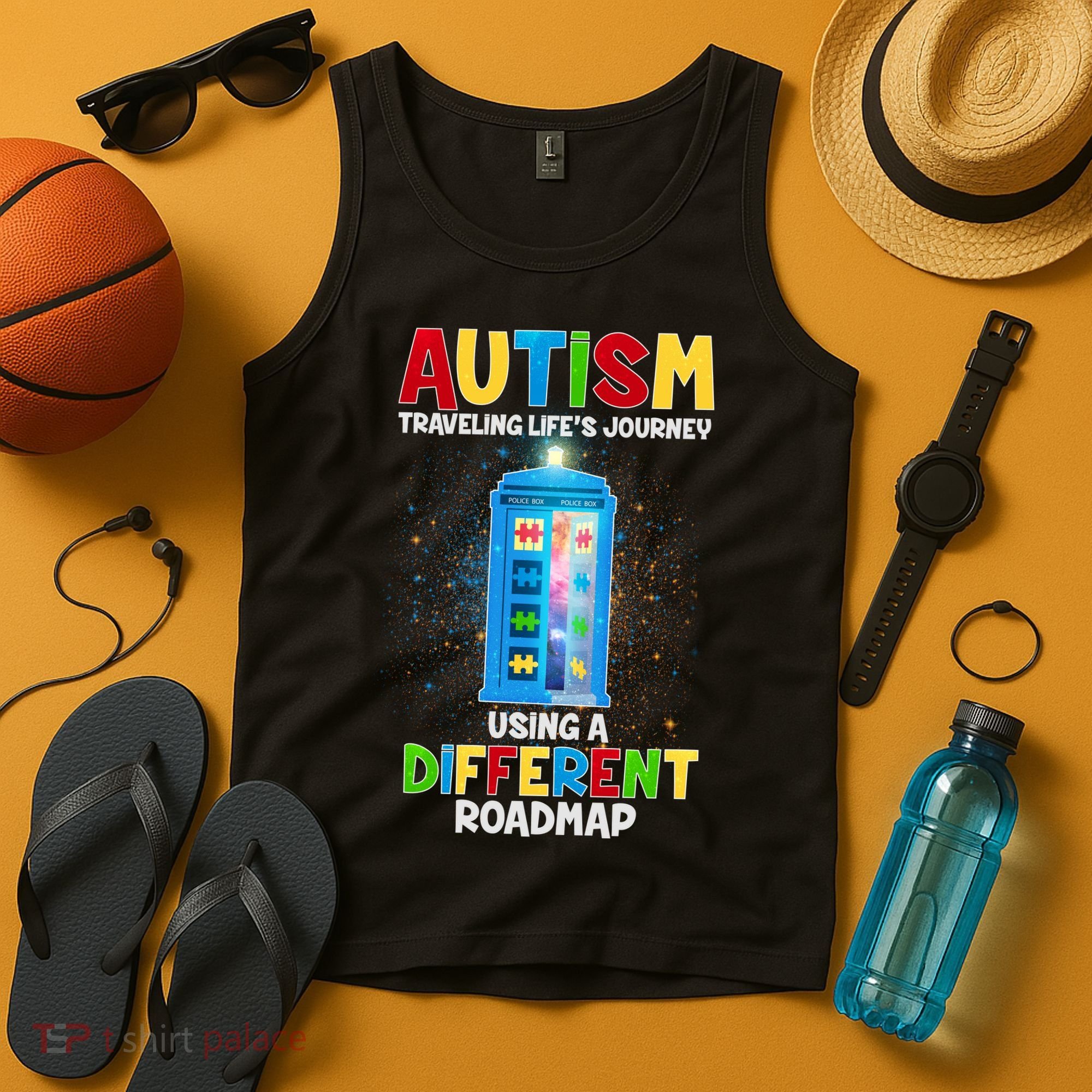 Autism Using a Different Road Map Tank Top