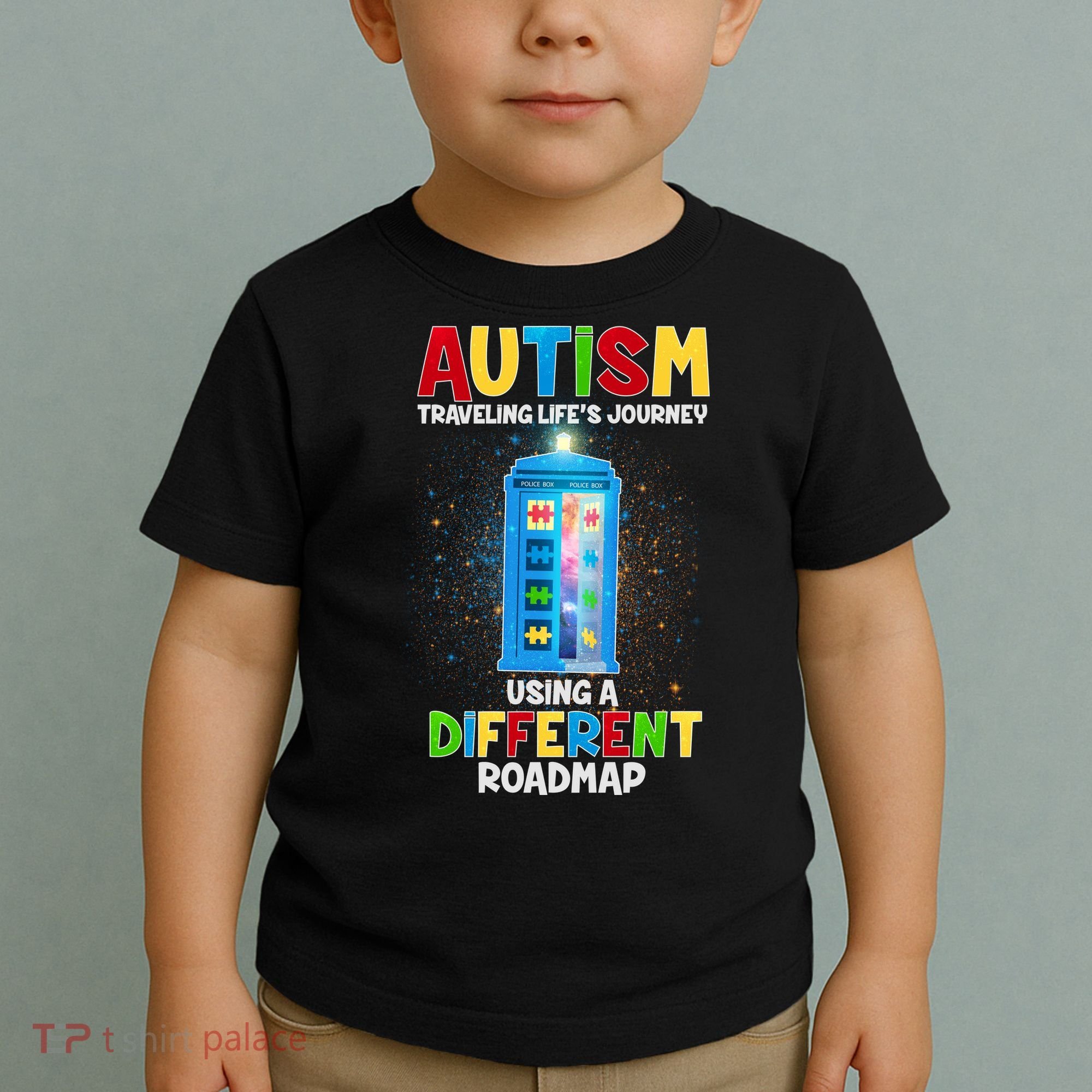 Autism Using a Different Road Map Toddler T-Shirt