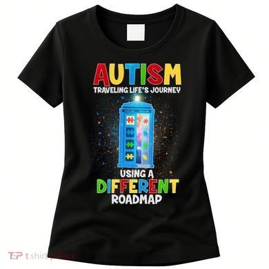 Autism Using a Different Road Map Women's T-Shirt