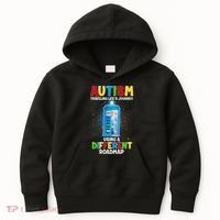 Autism Using a Different Road Map Kids Hoodie thumb 0