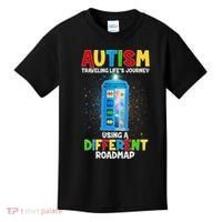 Autism Using a Different Road Map Kids T-Shirt thumb 0