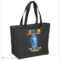 Autism Using a Different Road Map Tote Bag thumb 2