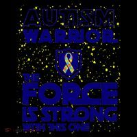 Autism Warrior The Force Is Strong With This One Coffee Mug thumb 5