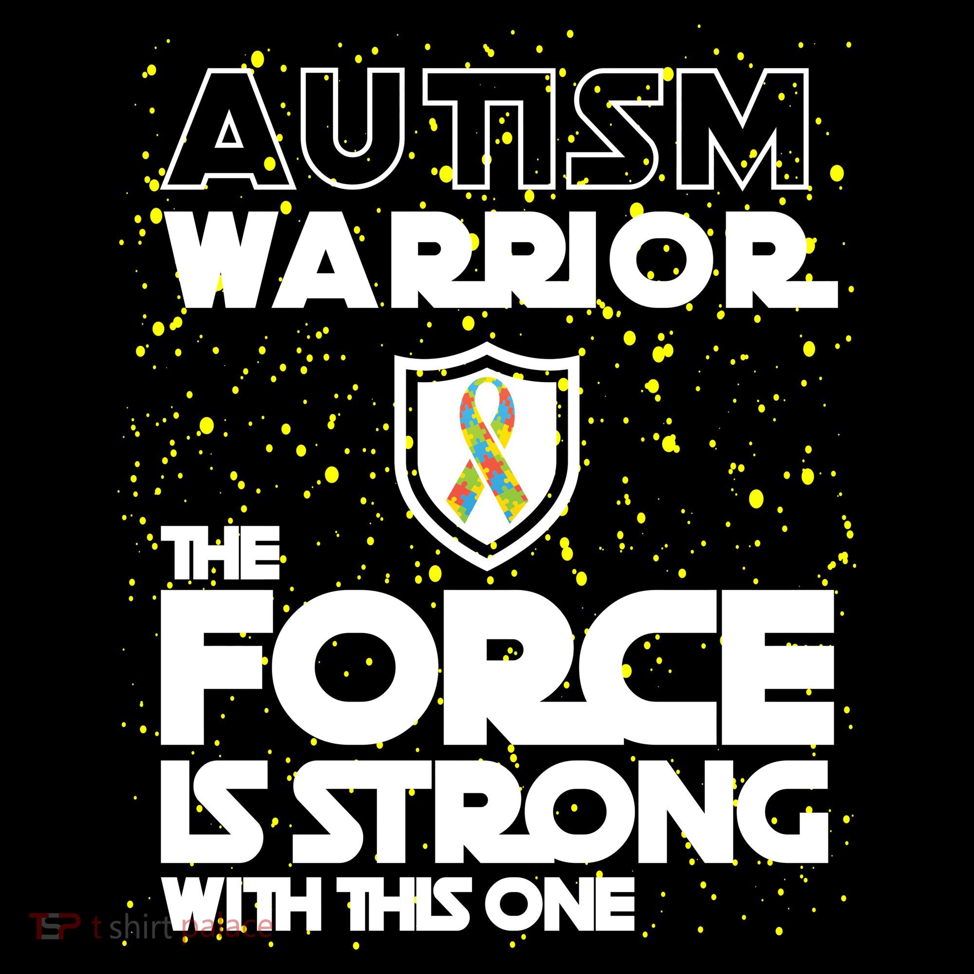 Autism Warrior The Force Is Strong With This One Ornament