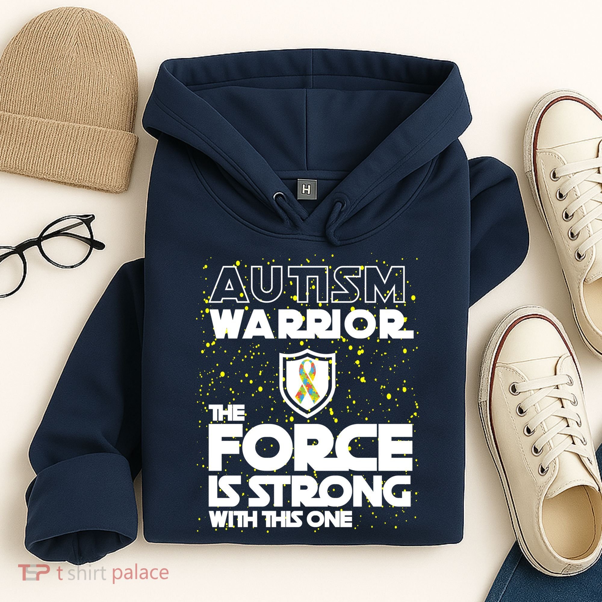 Autism Warrior The Force Is Strong With This One Hoodie