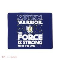 Autism Warrior The Force Is Strong With This One Mousepad thumb 0