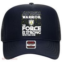 Autism Warrior The Force Is Strong With This One Hat thumb 0