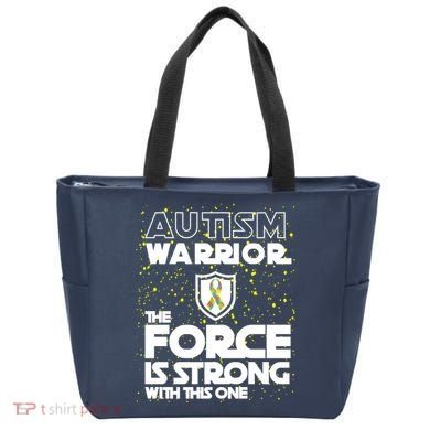 Autism Warrior The Force Is Strong With This One Tote Bag