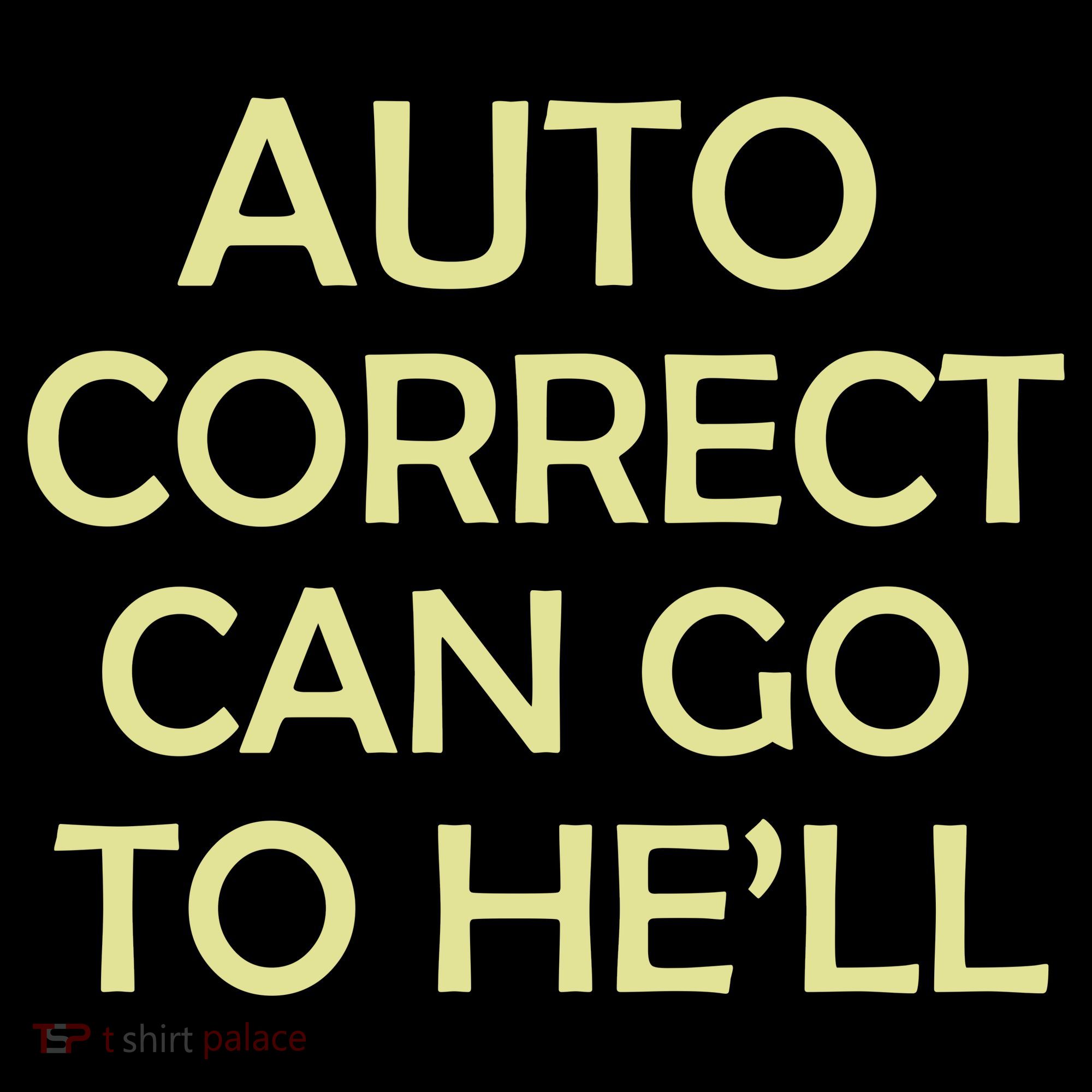 Auto Correct Can Go To He'll (Hell) Ornament