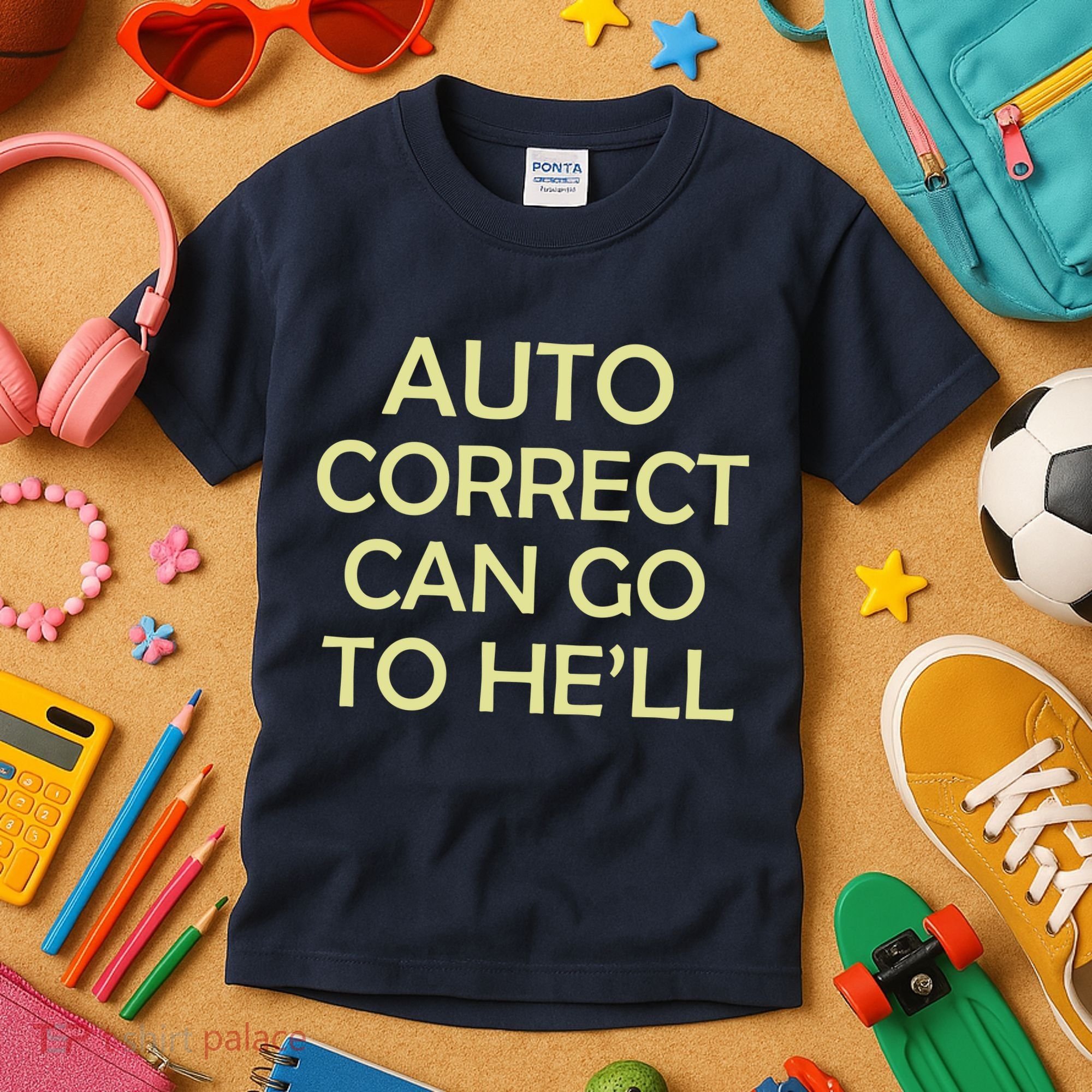 Auto Correct Can Go To He'll (Hell) Kids T-Shirt