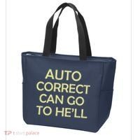Auto Correct Can Go To He'll (Hell) Tote Bag thumb 3
