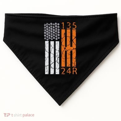 Auto Racing Mechanic Manual USA Flag USA-Made Doggie Bandana