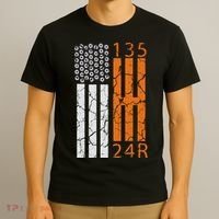 Auto Racing Mechanic Manual USA Flag T-Shirt thumb 3