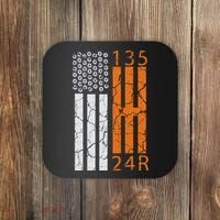 Auto Racing Mechanic Manual USA Flag Coaster thumb 0