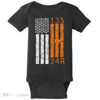 Auto Racing Mechanic Manual USA Flag Baby Bodysuit thumb 0