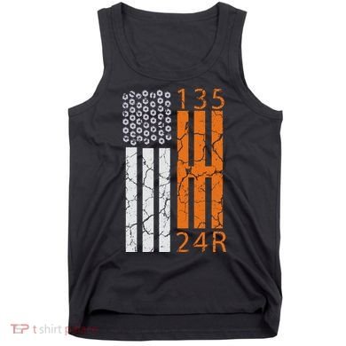 Auto Racing Mechanic Manual USA Flag Tank Top