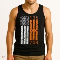 Auto Racing Mechanic Manual USA Flag Tank Top thumb 3