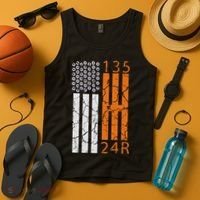 Auto Racing Mechanic Manual USA Flag Tank Top thumb 4