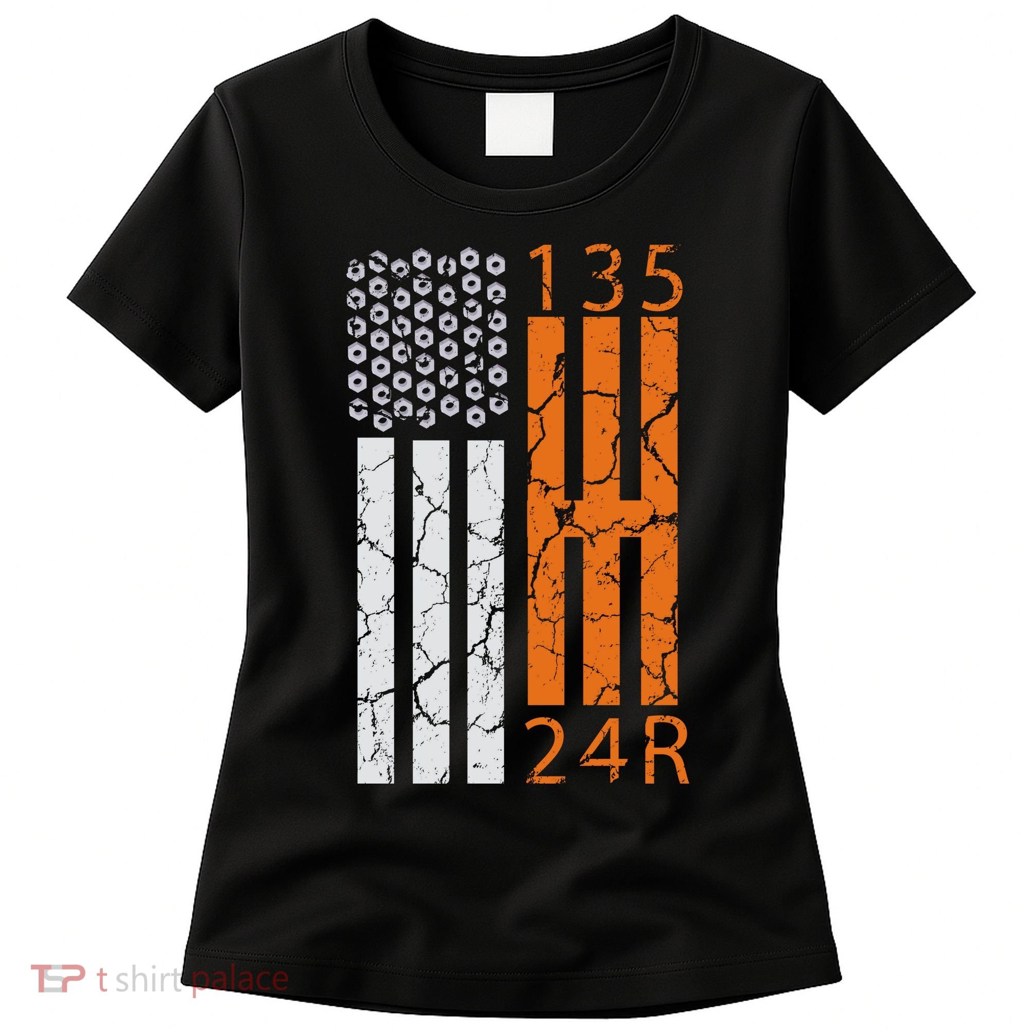 Auto Racing Mechanic Manual USA Flag Women's T-Shirt