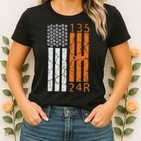 Auto Racing Mechanic Manual USA Flag Women's T-Shirt thumb 2