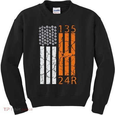 Auto Racing Mechanic Manual USA Flag Kids Sweatshirt