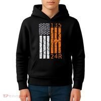 Auto Racing Mechanic Manual USA Flag Kids Hoodie thumb 4