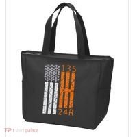 Auto Racing Mechanic Manual USA Flag Tote Bag thumb 3
