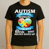 Autsim Doesn't Come With A Manual T-Shirt thumb 3