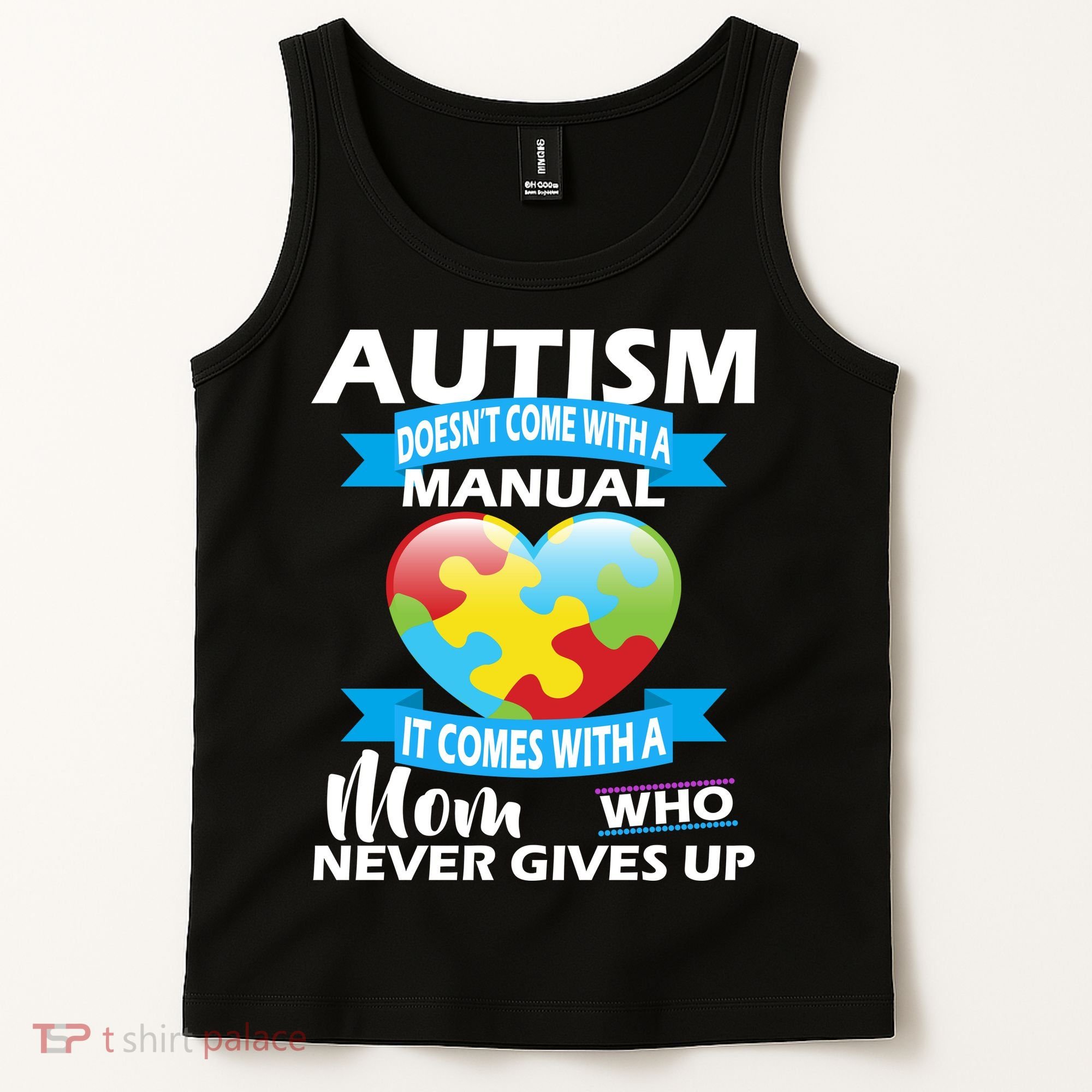 Autsim Doesn't Come With A Manual Tank Top