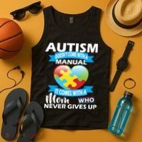 Autsim Doesn't Come With A Manual Tank Top thumb 4