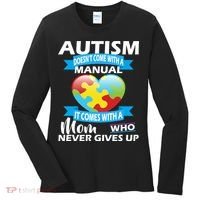 Autsim Doesn't Come With A Manual Women's Long Sleeve Shirt thumb 0