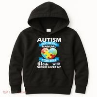Autsim Doesn't Come With A Manual Kids Hoodie thumb 0