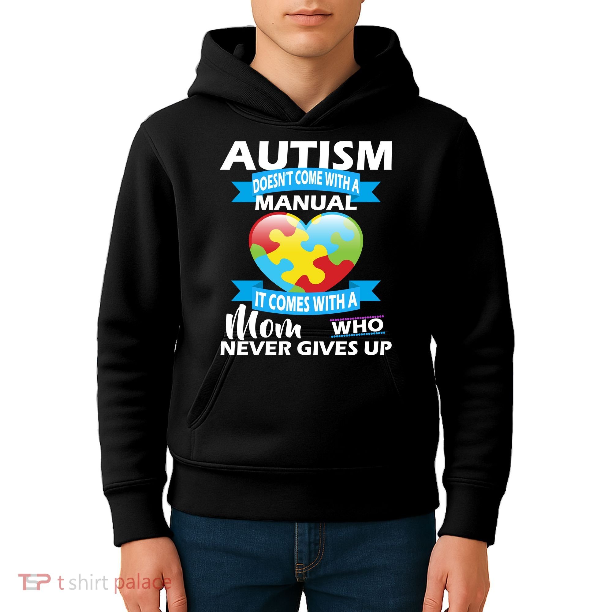 Autsim Doesn't Come With A Manual Kids Hoodie