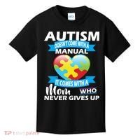 Autsim Doesn't Come With A Manual Kids T-Shirt thumb 0