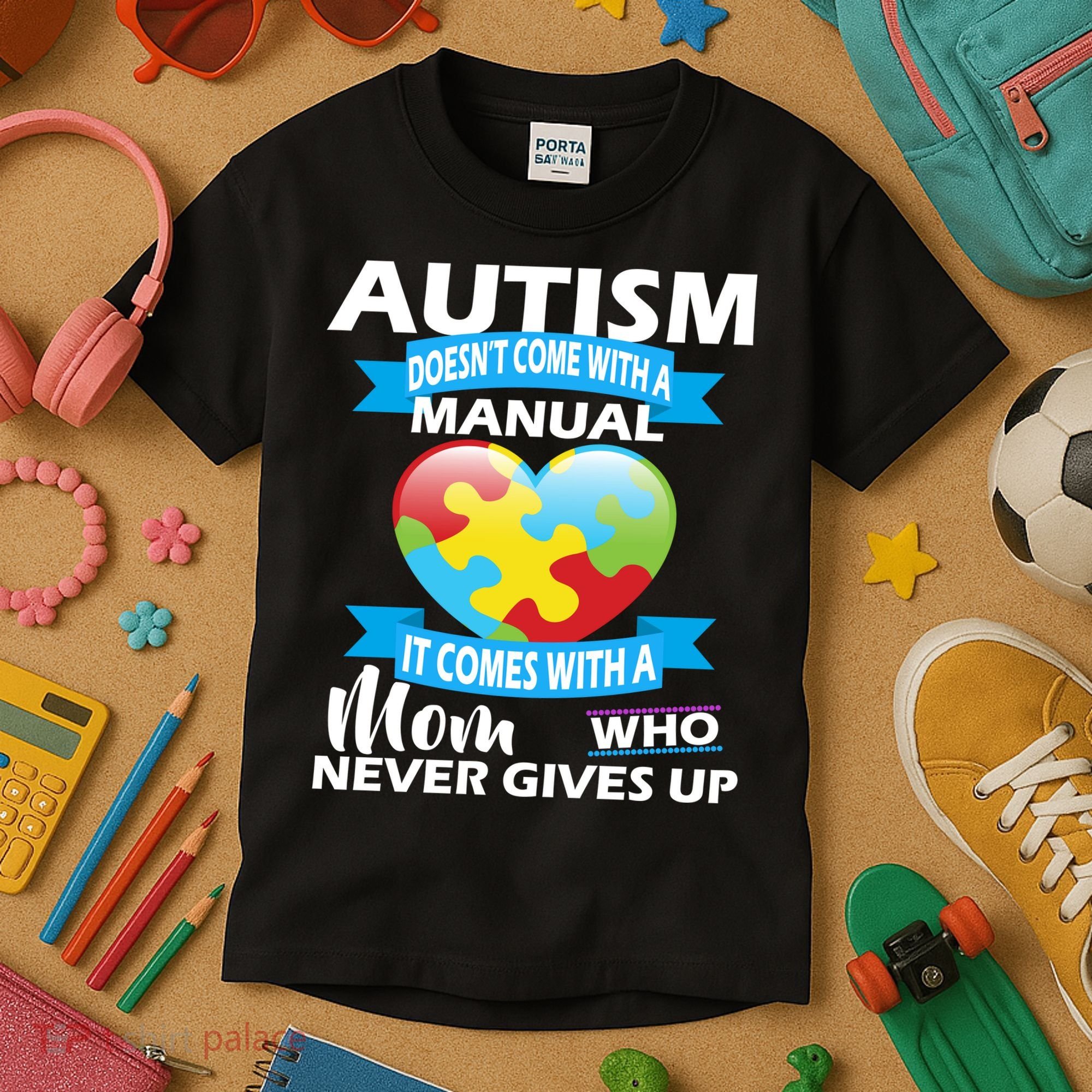 Autsim Doesn't Come With A Manual Kids T-Shirt