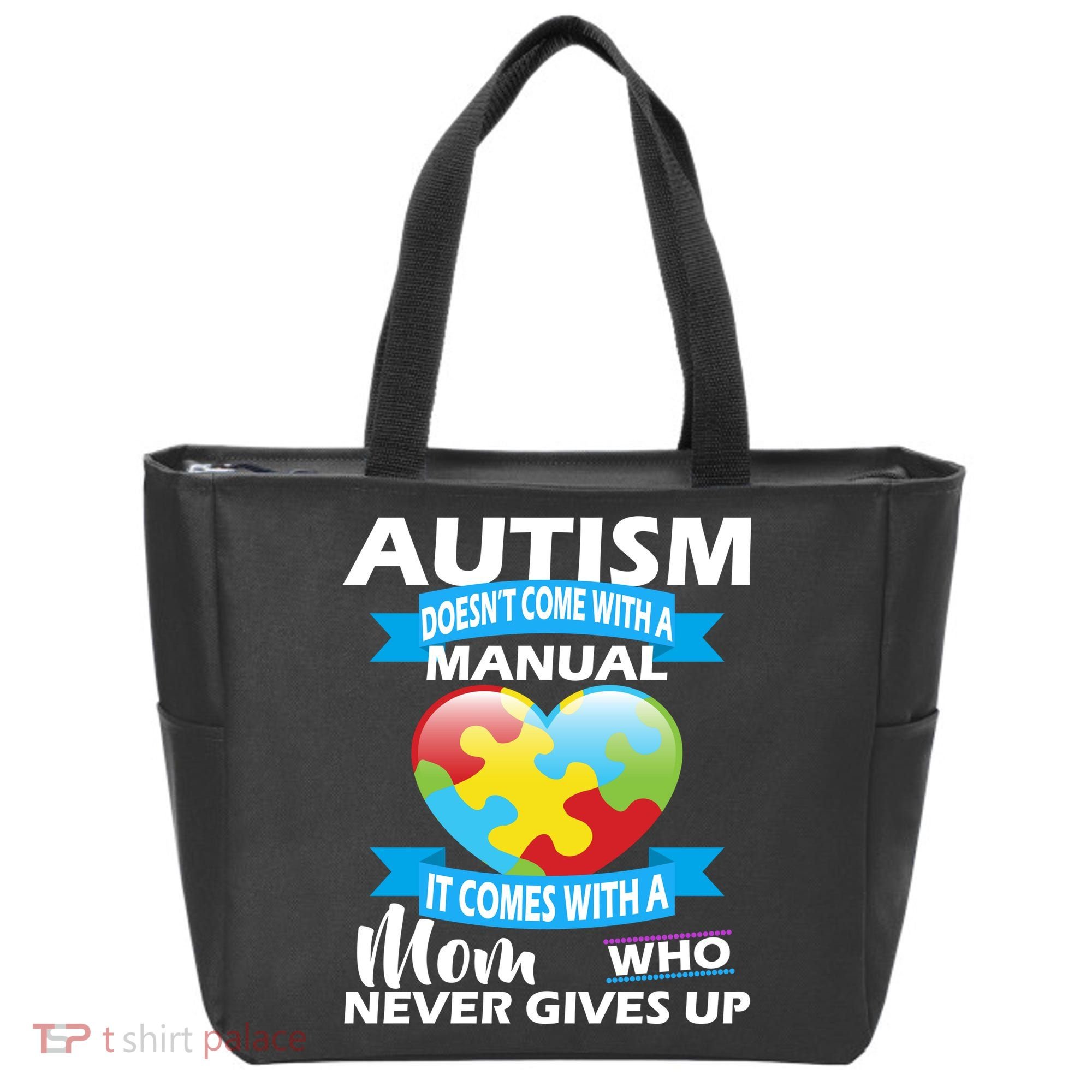 Autsim Doesn't Come With A Manual Tote Bag