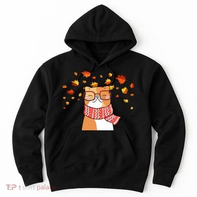 Autumn Cat Fall Season Hoodie