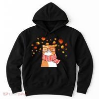 Autumn Cat Fall Season Hoodie thumb 0