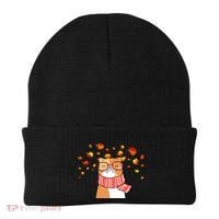 Autumn Cat Fall Season Beanie thumb 0