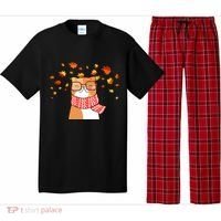 Autumn Cat Fall Season Pajama Set thumb 0